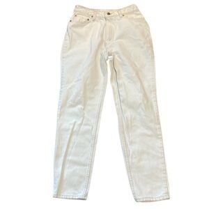Vintage 90s Levi’s 512 jeans white slim fit tapered leg junior women’s size 13 M